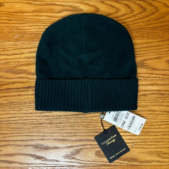 Charter Club 100% Cashmere Cuffed Beanie - Picture 2 of 5